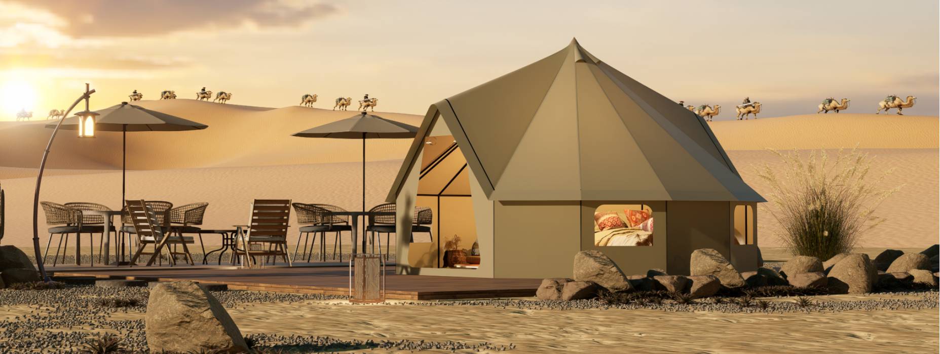 佳县露营酒店帐篷产品